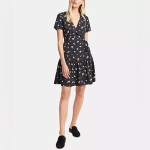 Frida Arimose Floral-Print Crepe Fit & Flare Dress